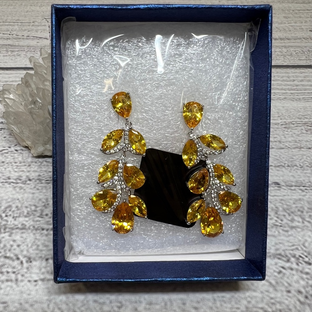 Yellow Leaf Earrings (209)